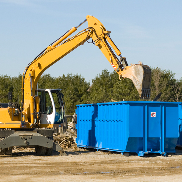 what happens if the residential dumpster is damaged or stolen during rental in Colmar PA